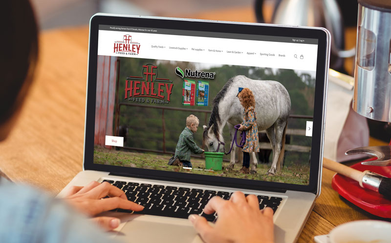 Henley Feed Website Mockup